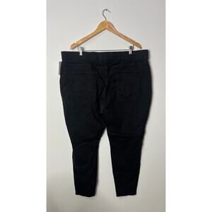 Terra & Sky Women's Black Pull-On Ankle Jeans/Pants - Size 2X (20W-22W)